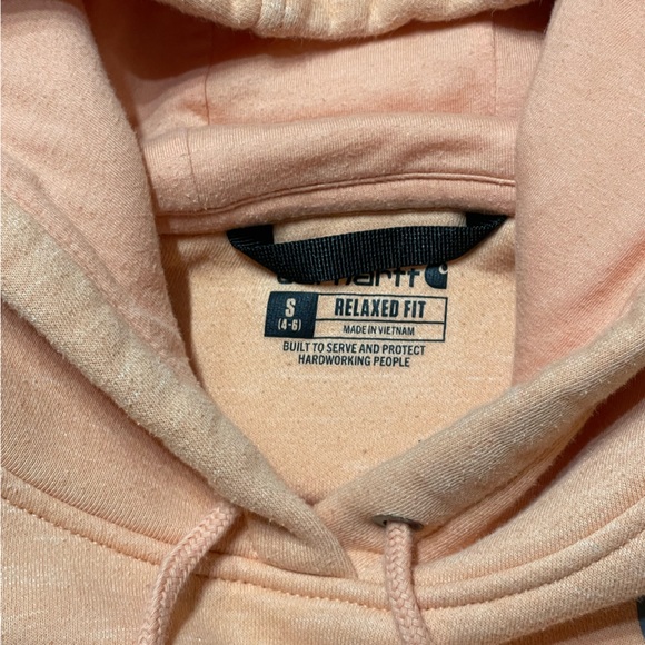 Women’s Peach Carhartt Hoodie - Picture 4 of 5